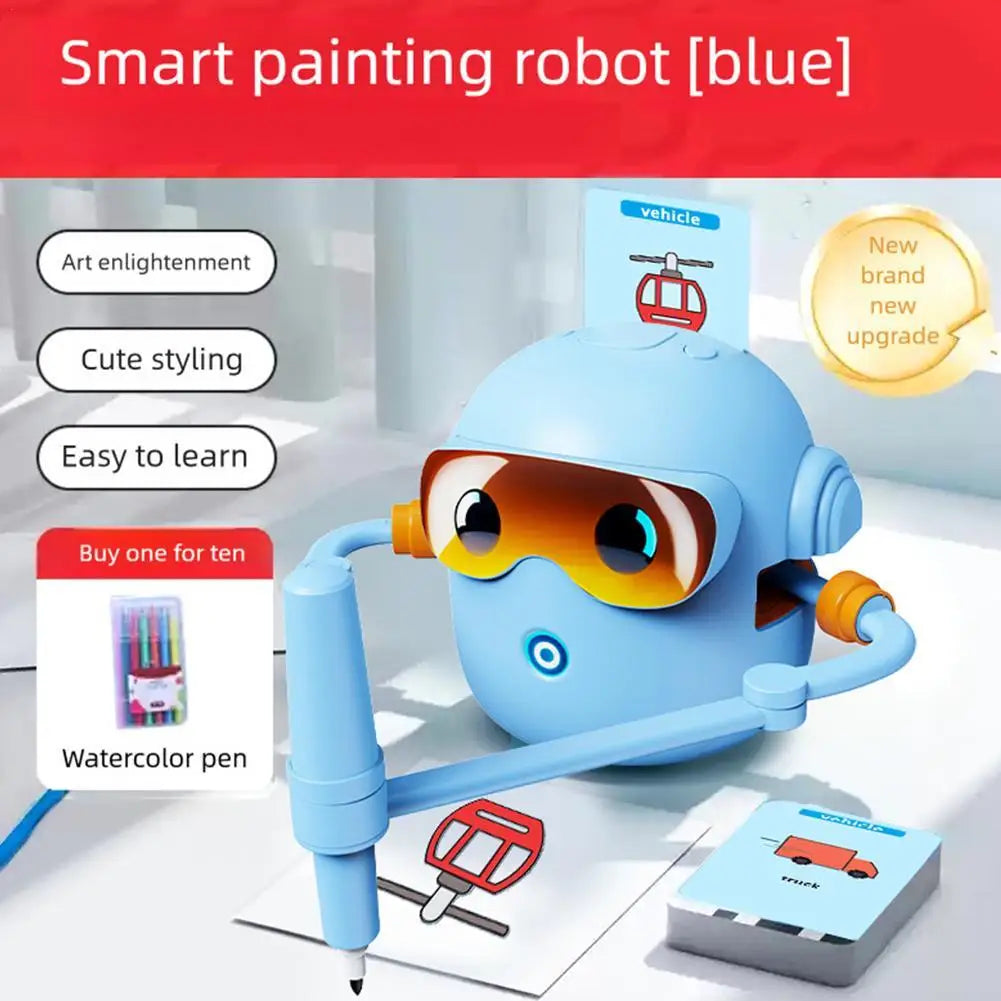 Robot dessinateur Voicebots pour enfants, machine à dessiner éducative interactive à la voix, robot peintre magique, cadeau pour garçons et filles